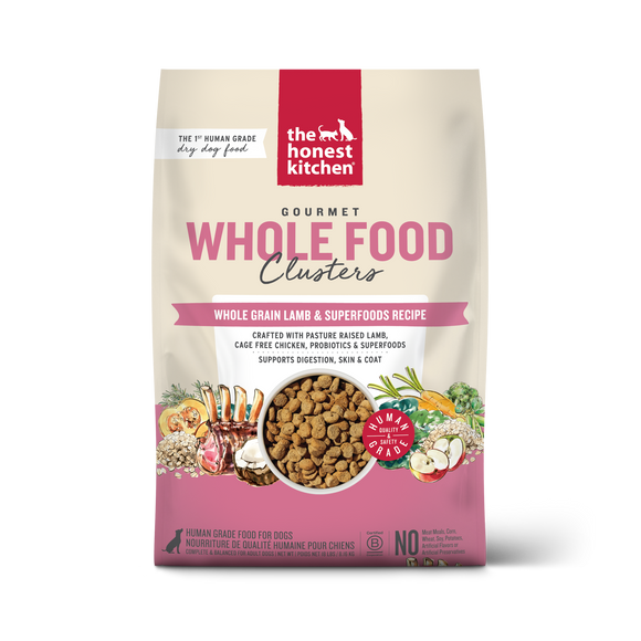 The Honest Kitchen Whole Grain Lamb Whole Food Clusters