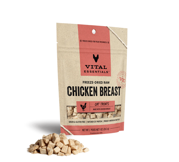 Vital Essentials (VE) - Freeze-Dried Chicken Breast Treats (For Cats)