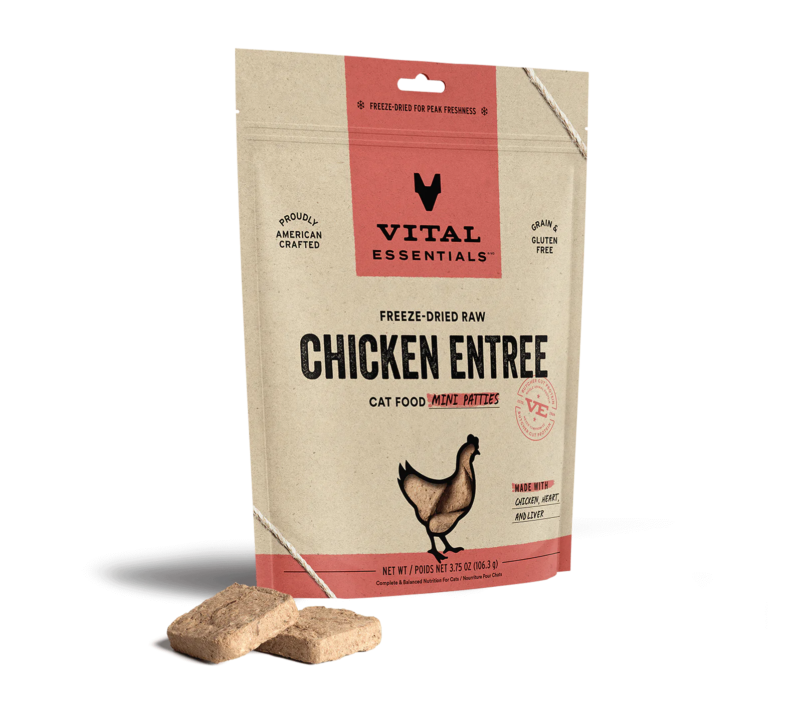 Vital Essentials (VE) - Mini Patties - Chicken Recipes (Cat Food)