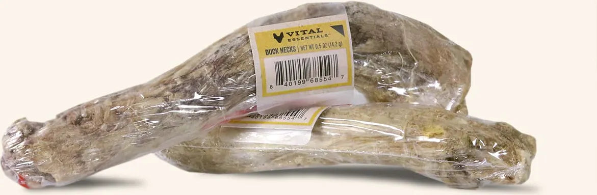 Vital Essentials (VE) - Raw Bar - Freeze-Dried Duck Necks (Treat For Dogs)