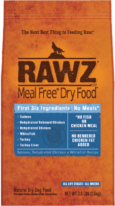 RAWZ - Meal-Free Salmon, Dehydrated Chicken & Whitefish Recipe (Dry Dog Food)