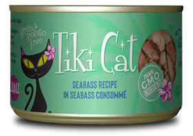 Tiki Cat - Luau - Seabass Recipe in Seabass Consomme (For Cats)