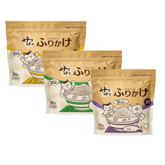 Hell's Kitchen Freeze-Dried Meat Floss toppers: chicken, duck and cod
