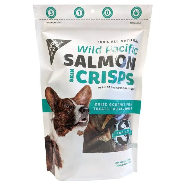 Snack21 - Salmon Skin Crisps for Dogs