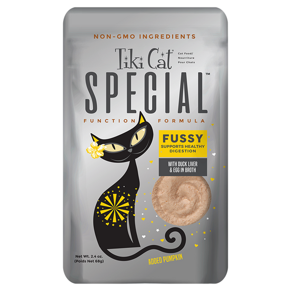 Tiki Cat - Special - FUSSY Duck Liver & Egg in Broth (For Cats)