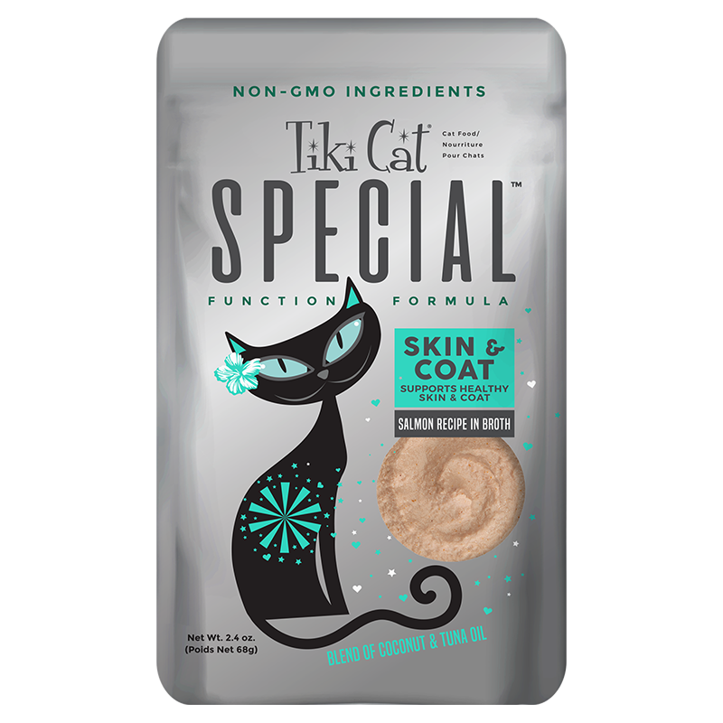 Tiki Cat - Special - SKIN & COAT Salmon Recipe in Broth (For Cats)