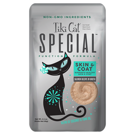 Tiki Cat - Special - SKIN & COAT Salmon Recipe in Broth (For Cats)