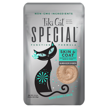 Tiki Cat - Special - SKIN & COAT Salmon Recipe in Broth (For Cats)
