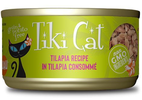 Tiki Cat - Luau - Tilapia Recipe in Tilapia Consomme (For Cats)