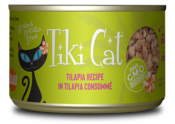 Tiki Cat - Luau - Tilapia Recipe in Tilapia Consomme (For Cats)
