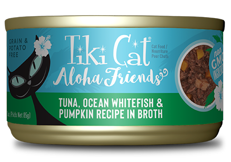 Tiki Cat - Aloha Friends - Tuna, Ocean Whitefish & Pumpkin (For Cats)
