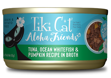 Tiki Cat - Aloha Friends - Tuna, Ocean Whitefish & Pumpkin (For Cats)