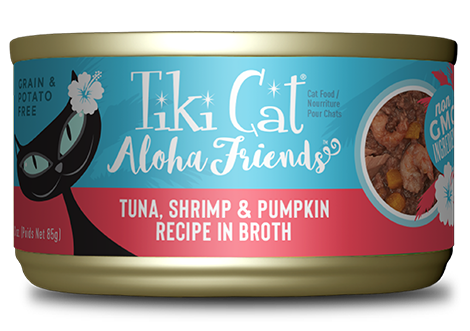 Tiki Cat - Aloha Friends - Tuna, Shrimp & Pumpkin (For Cats)