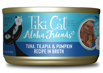 Tiki Cat - Aloha Friends - Tuna, Tilapia & Pumpkin (For Cats)
