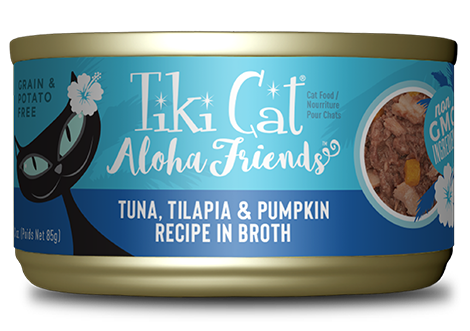 Tiki Cat - Aloha Friends - Tuna, Tilapia & Pumpkin (For Cats)