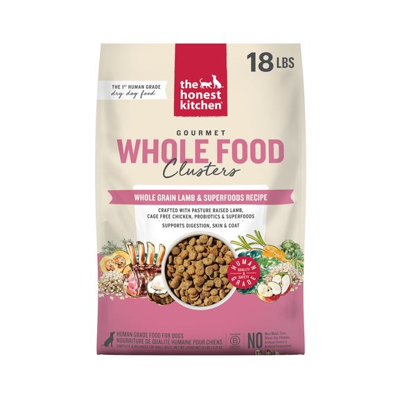 The Honest Kitchen Whole Grain Lamb Whole Food Clusters