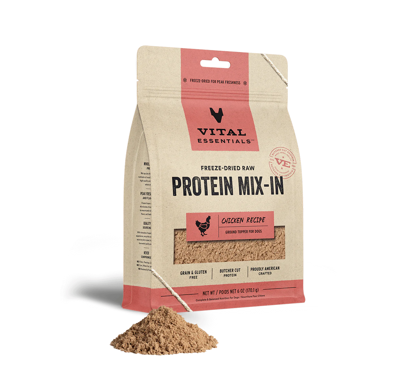 Vital Essentials (VE) - Protein Mix In - Freeze-Dried Chicken Ground Topper (For Dogs)