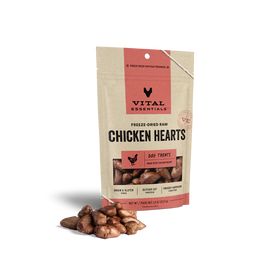 Vital Essentials (VE) - Freeze-Dried Chicken Hearts Treats (For Dogs)