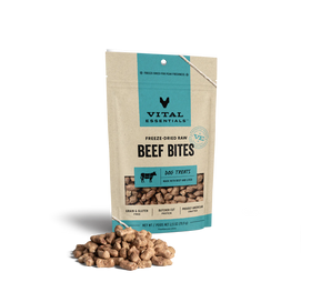 Vital Essentials (VE) - Freeze-Dried Beef Bites Treats (For Dogs)