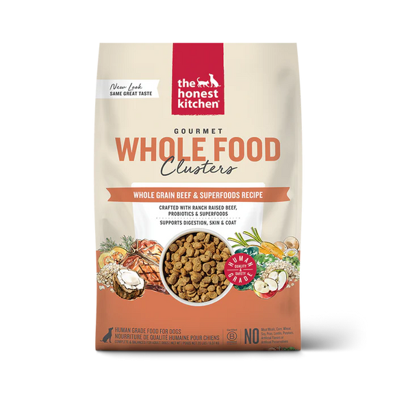 The Honest Kitchen - Whole Food Clusters - Whole Grain Beef Clusters (Dry Dog Food)