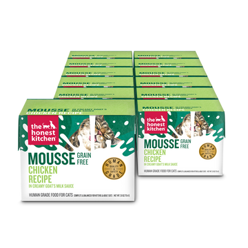 The Honest Kitchen Grain Free Chicken Mousse in Goat's Milk box