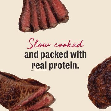 The Honest Kitchen Slow Cooked Beef Jerky Chews features