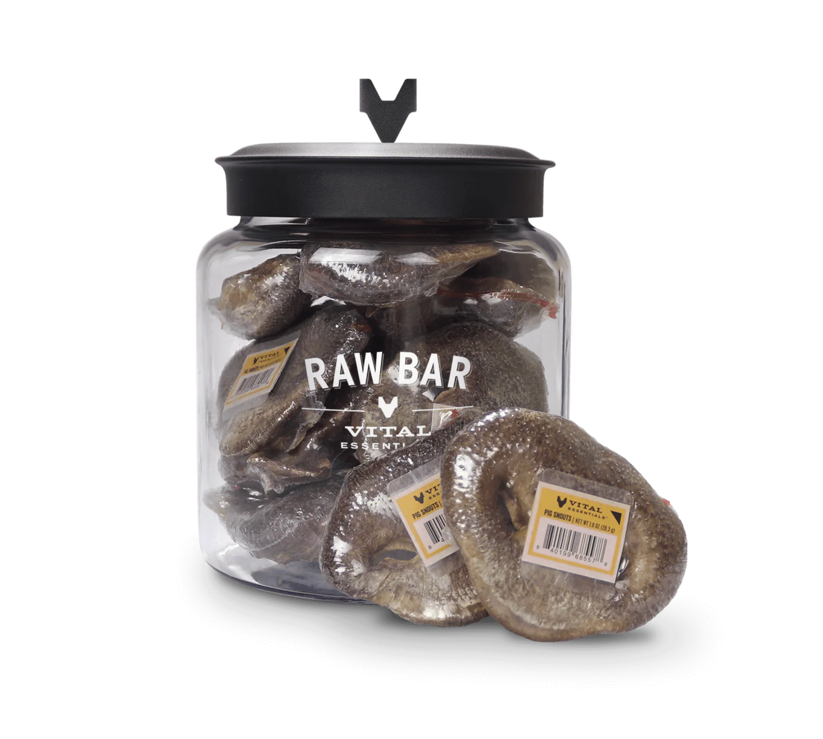 Vital Essentials (VE) - Raw Bar - Freeze-Dried Pig Snouts (Treat For Dogs)