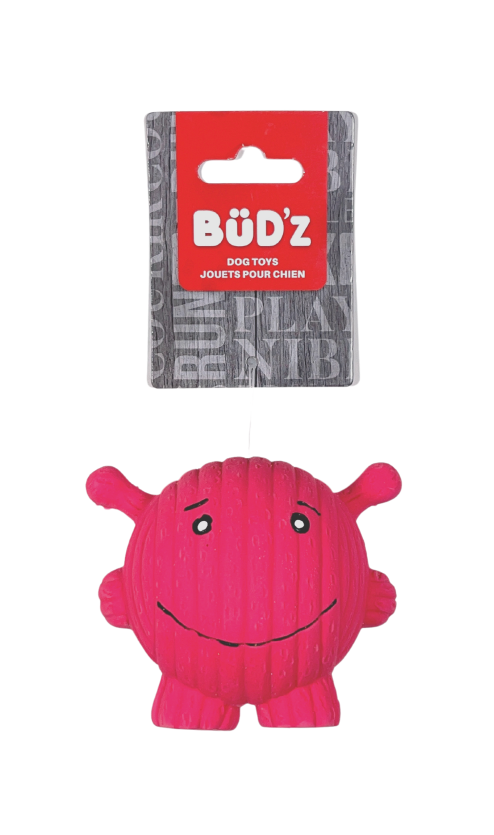 Bud'z | Latex Toy Bertha The Pink Alien | Dog Toy | ARMOR THE POOCH