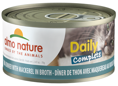 Almo Nature | Daily Complete Tuna Dinner with Mackerel in Broth | Wet Cat Food Toronto | ARMOR THE POOCH