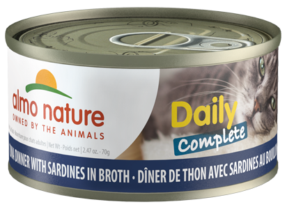 Almo Nature | Daily Complete Tuna Dinner with Sardines in Broth | Wet Cat Food Toronto | ARMOR THE POOCH