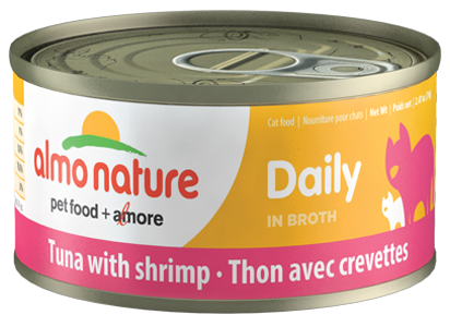 Almo Nature - Daily Tuna with Shrimps Recipe | Wet Cat Food