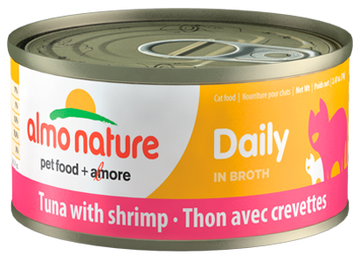 Almo Nature - Daily Tuna with Shrimps Recipe | Wet Cat Food