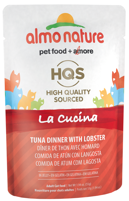 Almo Nature - HQS La Cucina Tuna Dinner with Lobster in Jelly (Wet Cat Food)