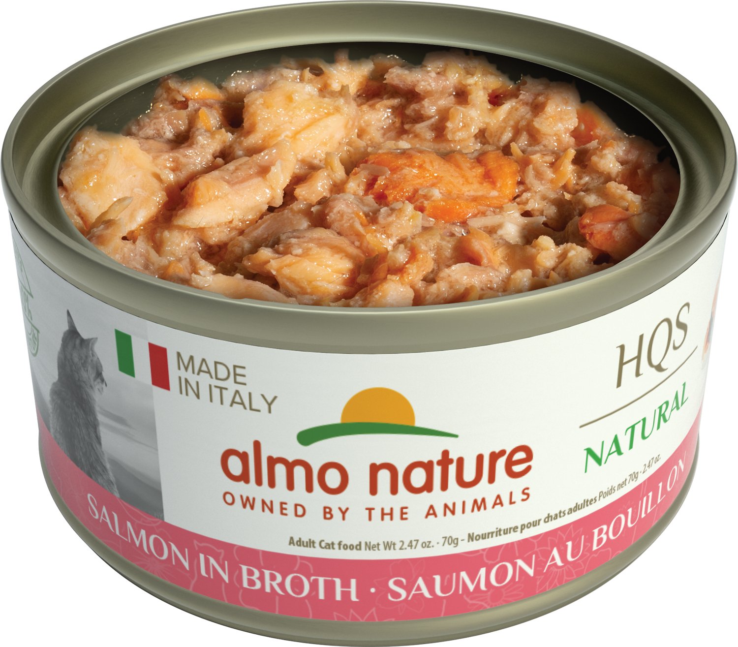 Almo Nature - HQS Made in Italy Salmon in Broth-ARMOR THE POOCH