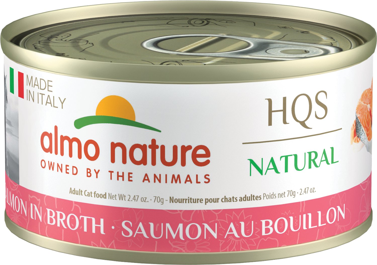 Almo Nature - HQS Made in Italy Salmon in Broth-ARMOR THE POOCH
