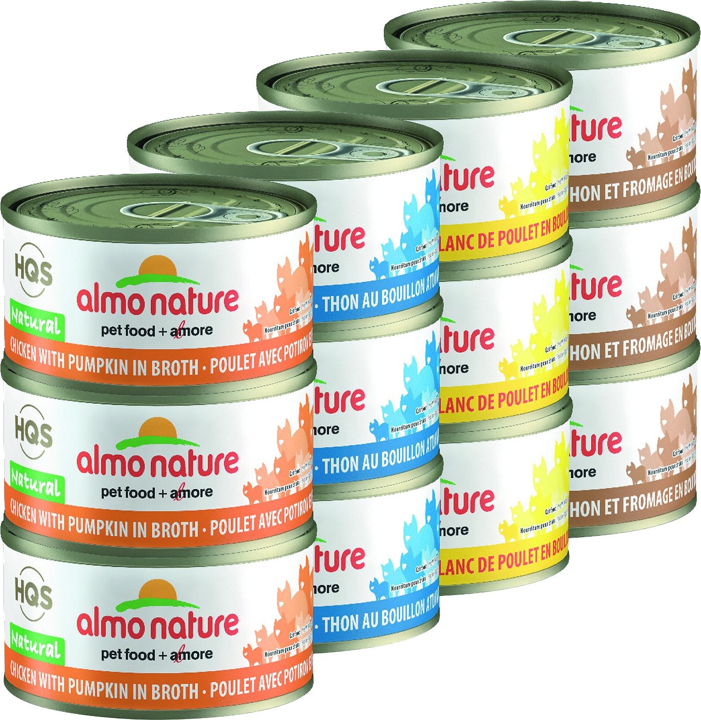 Almo Nature - HQS Natural Chicken & Tuna Variety Pack (Wet Cat Food)-ARMOR THE POOCH