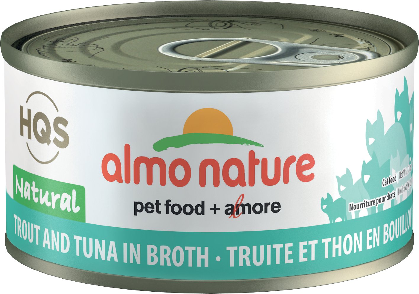 Almo Nature | Wet Cat Food | HQS Natural Tuna, Mackerel, Chicken & Shrimp, Trout & Tuna Variety Pack | ARMOR THE POOCH