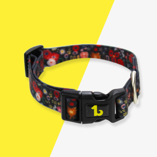 BeOneBreed - Silicone Collar - Wildflowers