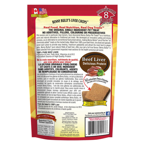 Benny Bully's-Freeze Dried Beef Liver Dog Treats-ARMOR THE POOCH