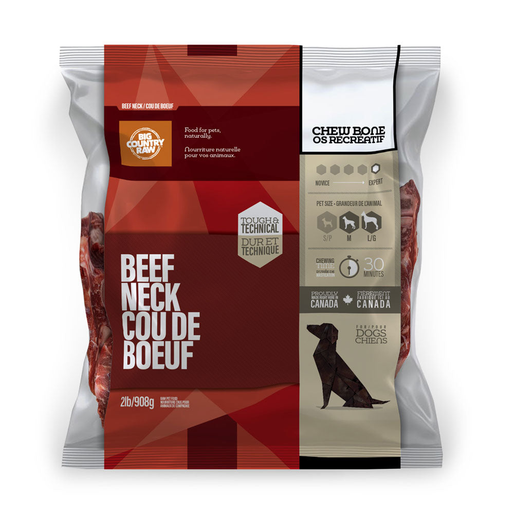 Big Country Raw | Beef Neck Bone (2lb) | Raw Dog Food
