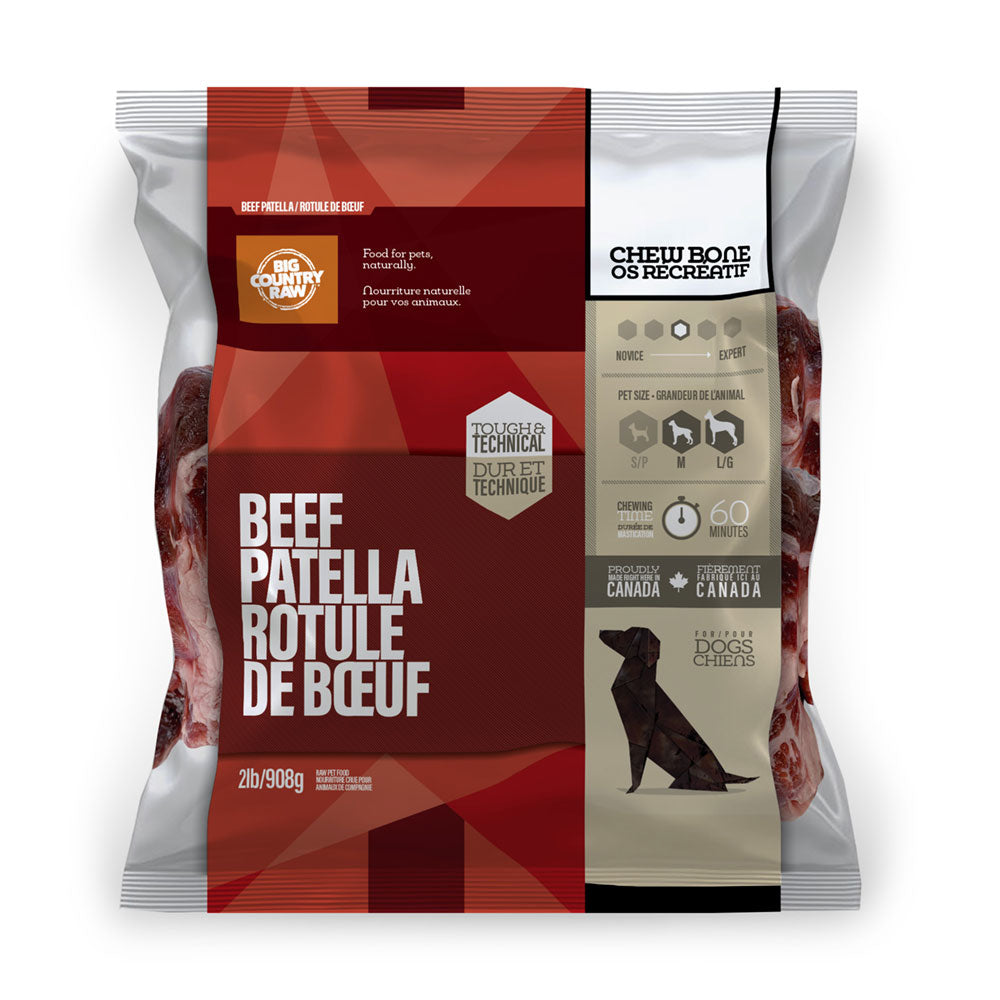 Big Country Raw | Beef Patella Bone (2lb) | Raw Dog Food