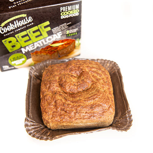 Big Country Raw - Cookhouse - Beef Meatloaf - Frozen Product - Dog Food