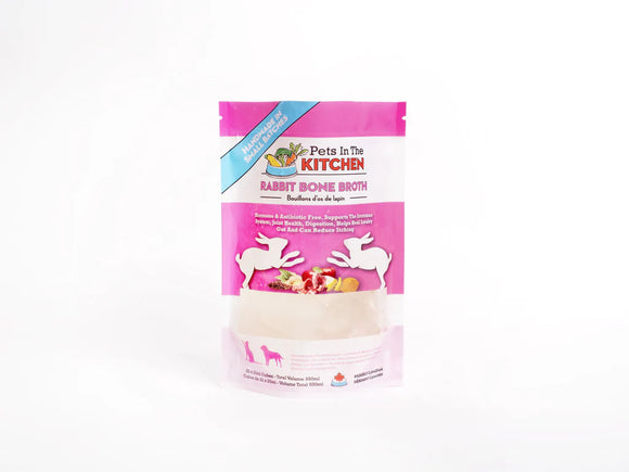 Big Country Raw - Pets In The Kitchen Rabbit Bone Broth - Frozen Product