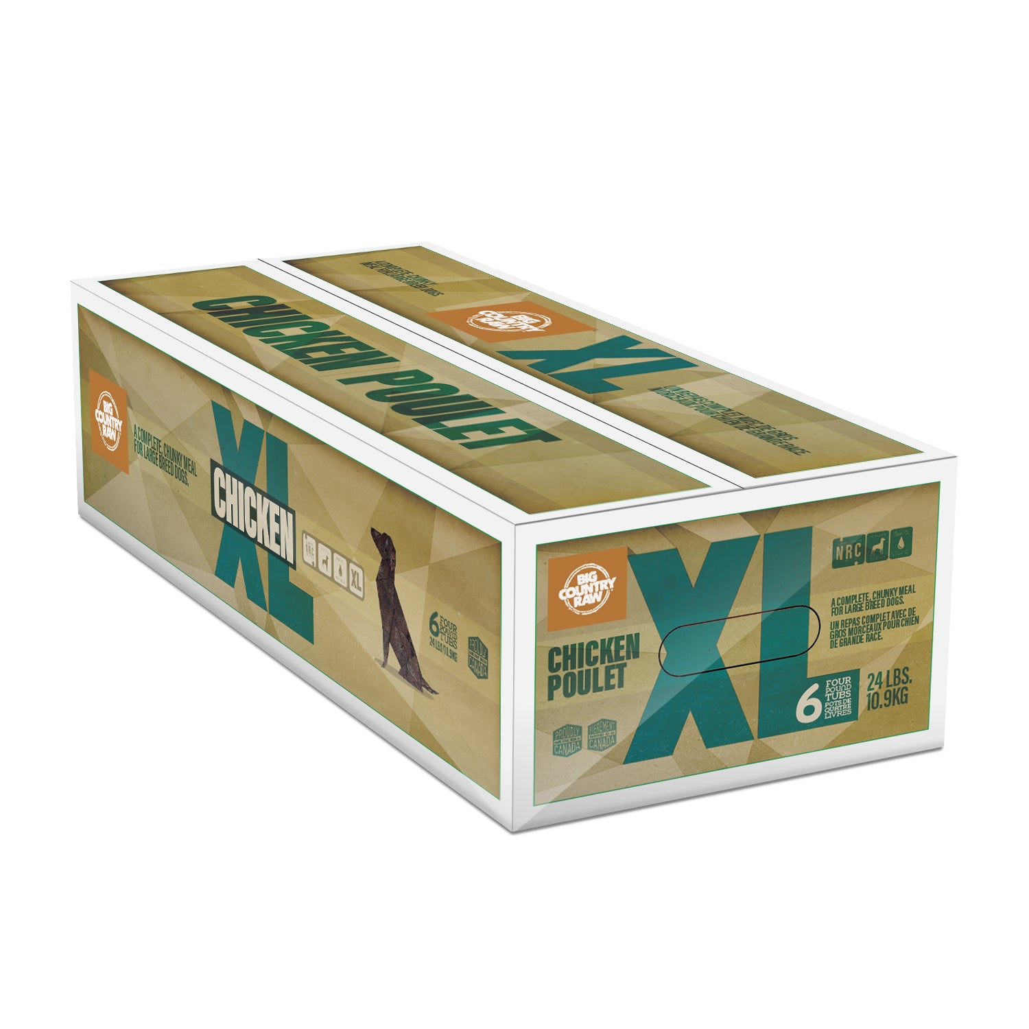 Big Country Raw | XL Chicken (24lb) | Raw Dog Food Toronto | ARMOR THE POOCH
