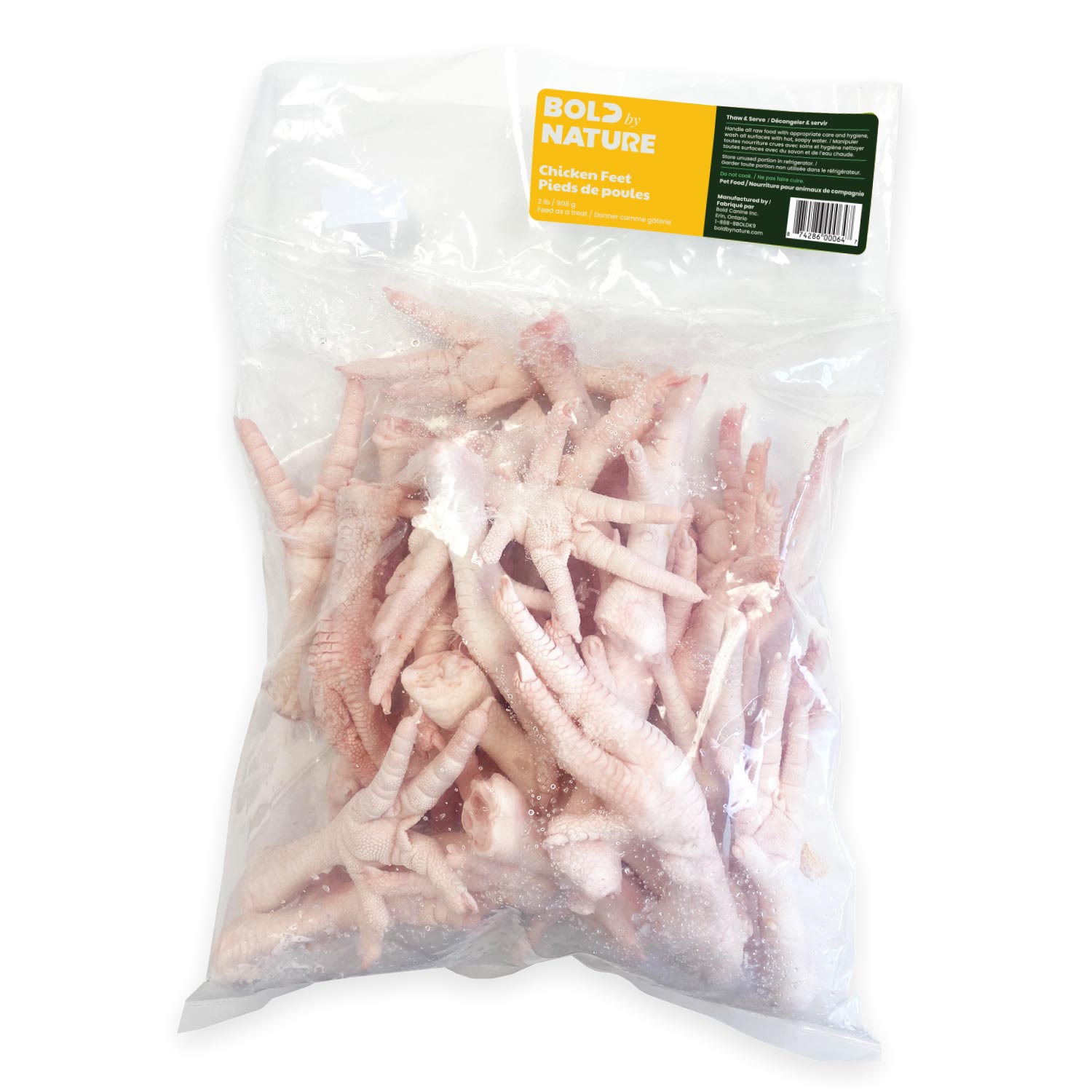 Bold by Nature - Chicken Feet - Frozen Product