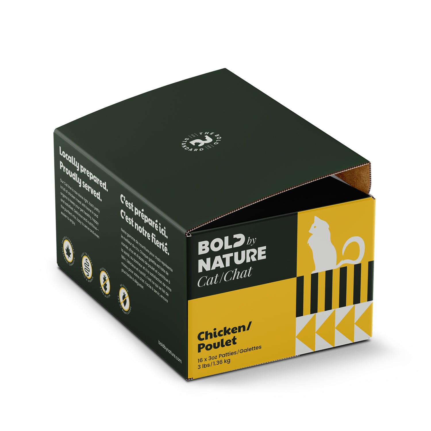 Bold by Nature - Raw Cat Food Toronto - Frozen Product - ARMOR THE POOCH