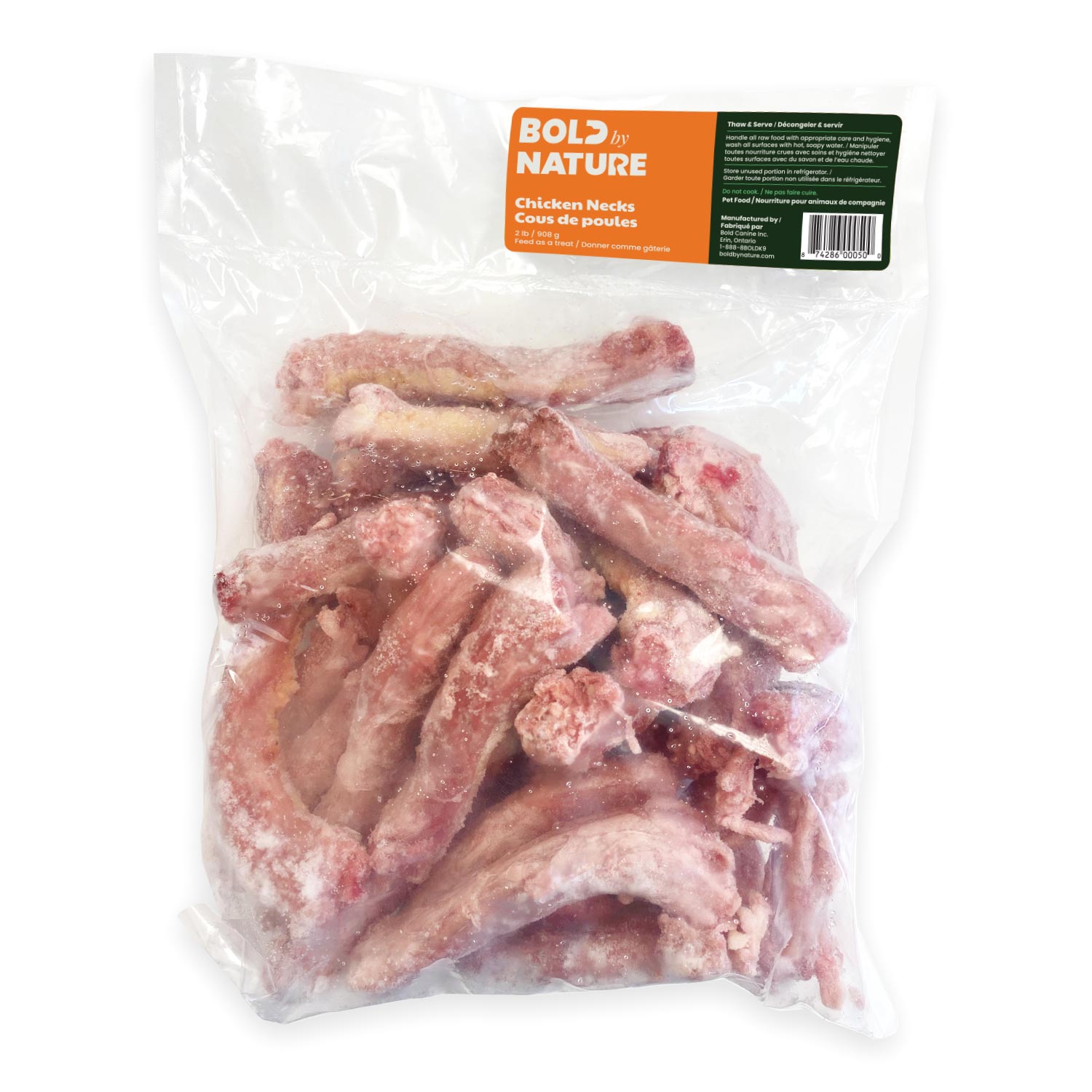 Bold by Nature - Chicken Neck - Frozen Product