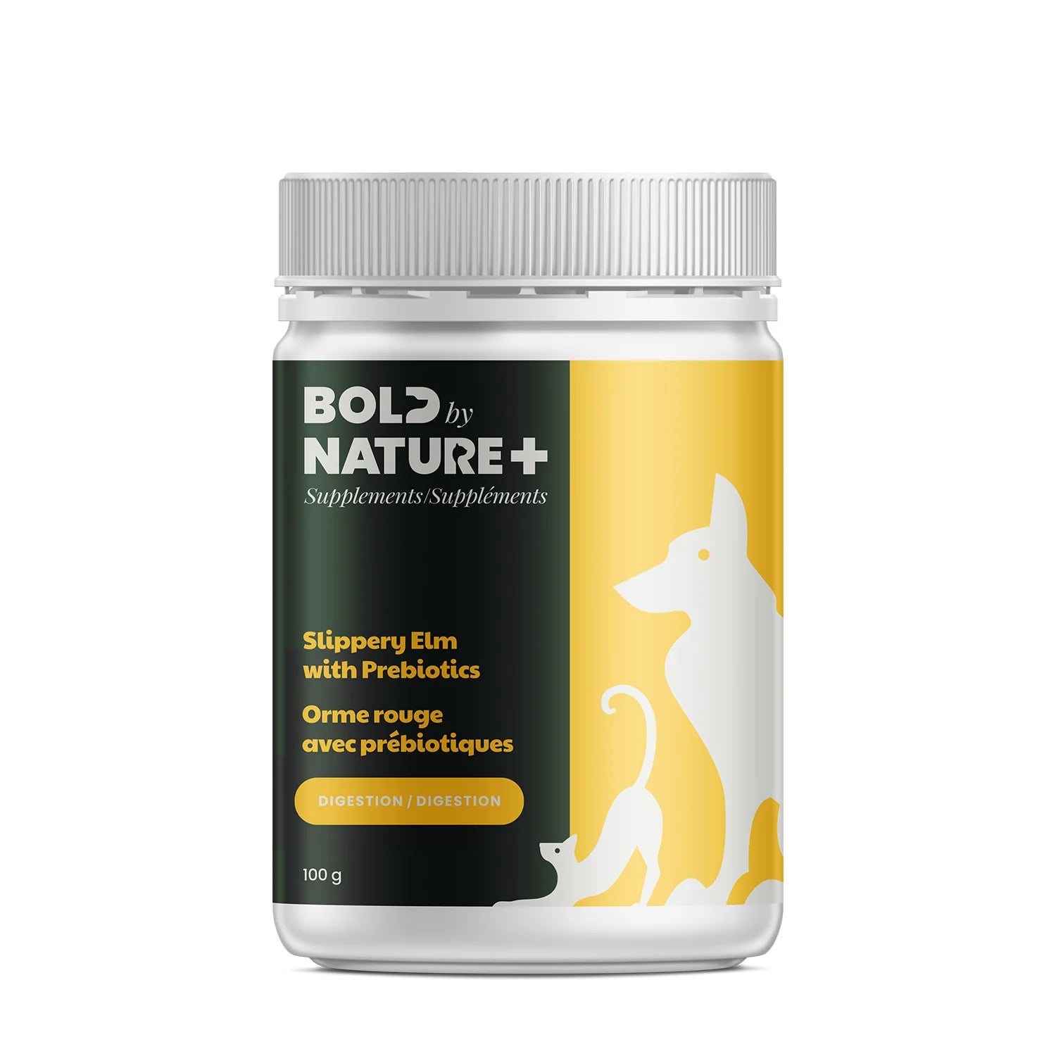Bold by Nature | Supplements | Slippery Elm With Prebiotics | ARMOR THE POOCH