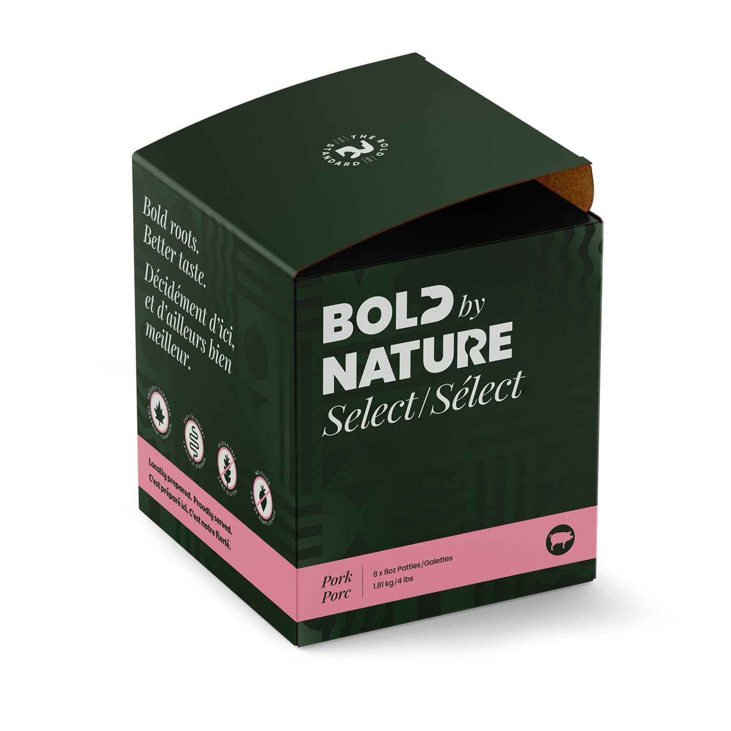 Bold by Nature (Bold Raw) - Select Pork - Frozen Product