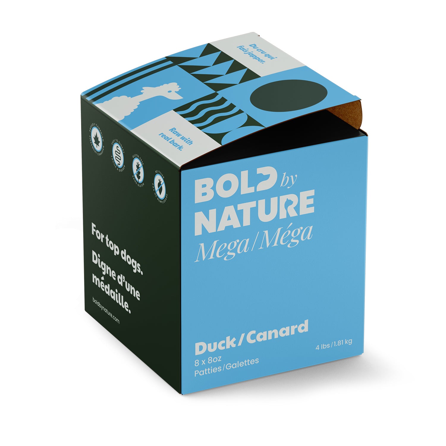 Bold by NatureMega Dog)-Mega Duck-Frozen Product-ARMOR THE POOCH